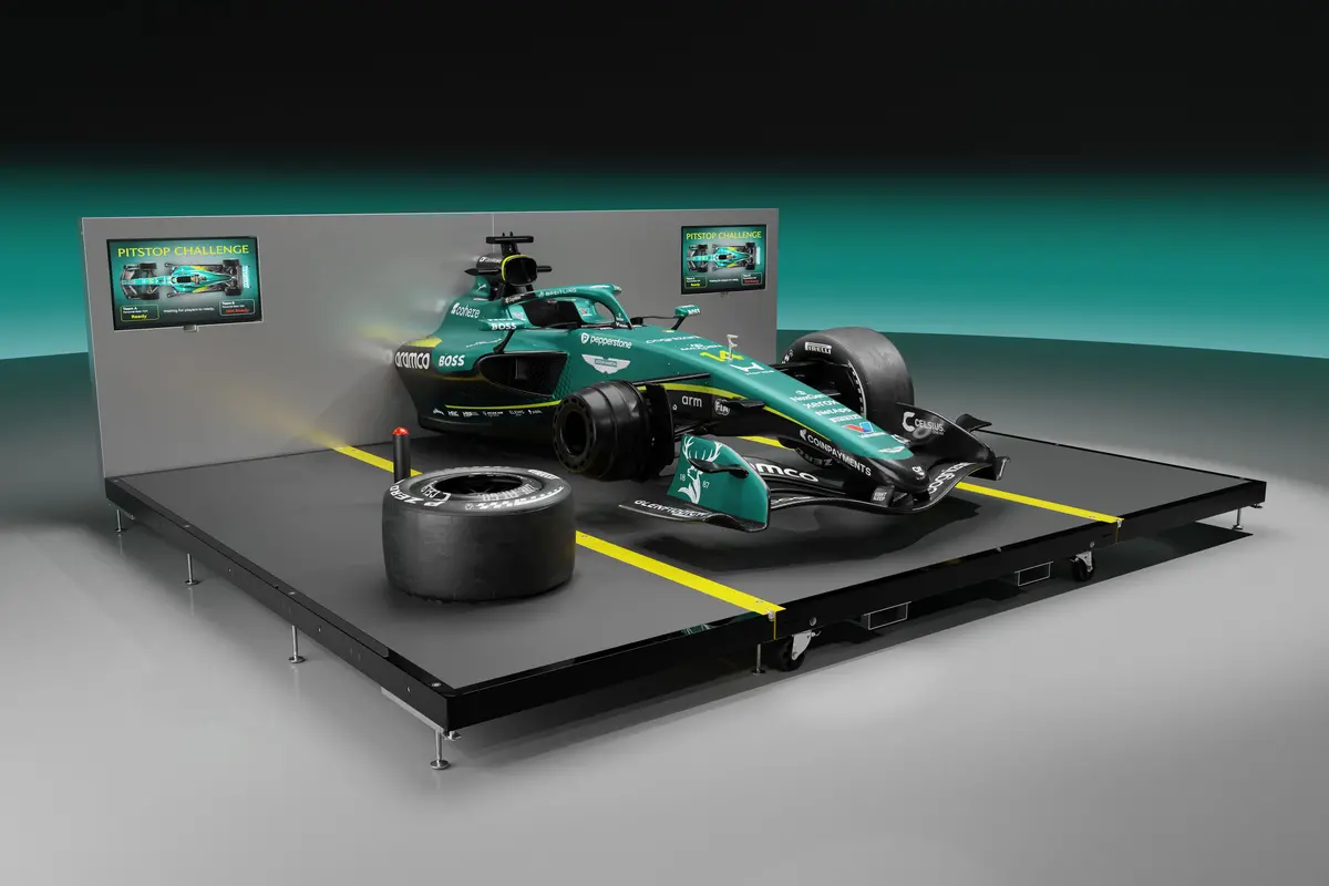 2026 Aston Martin Aramco Pit Stop Rig 1