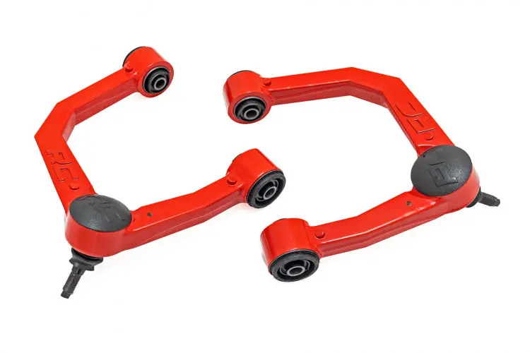 Rough Country Red Forged Upper Control Arms 3.5" Of Lift | Toyota 4Runner (10-23)/Tacoma (05-23) 74201Ared 1
