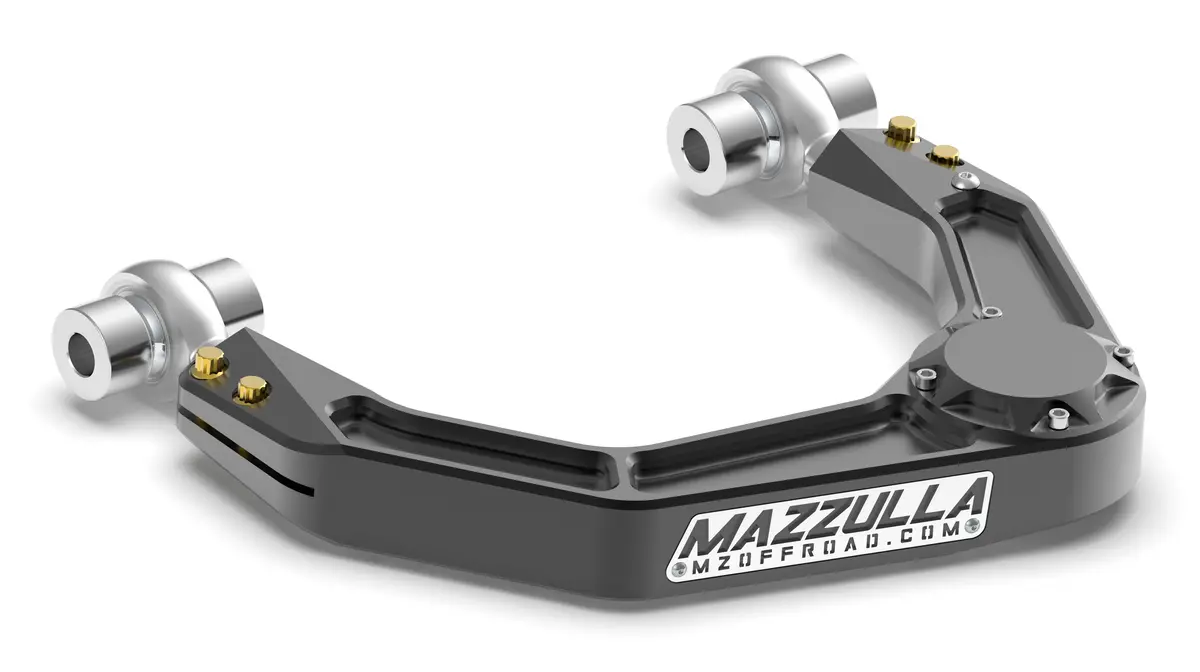 Mazzulla X Tna 1996-2004 Toyota Tacoma Billet Upper Control Arms / Mzt-T1-6 Black 1