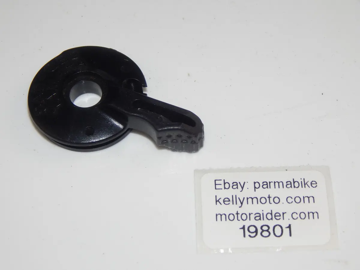 Nos Yamaha Motorcycle Moped Qb2 Sae Choke Control Lever Black Plastic Vintage 1