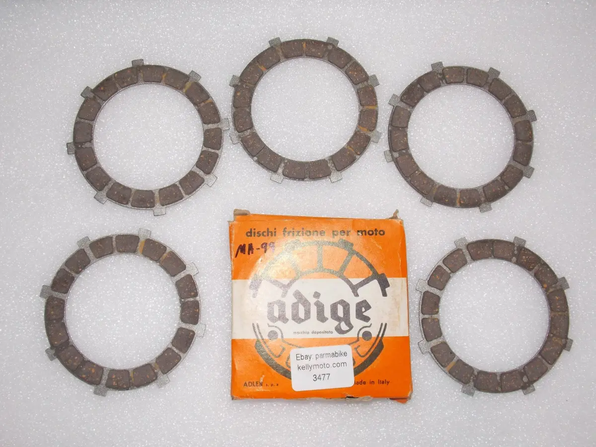1983-84 Cagiva Aletta Electra 125 Motor Clutch Disc (5) Plate Kit Adige Ma-99 1