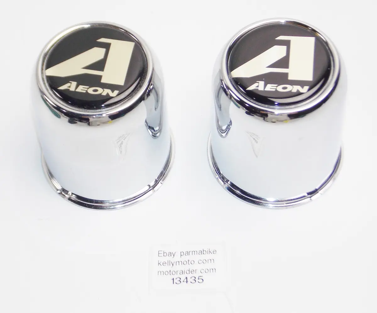 1 Pair Aeon Atv Quad Chromed Center Wheel Hub Cap Id=68Mm H=83Mm 1