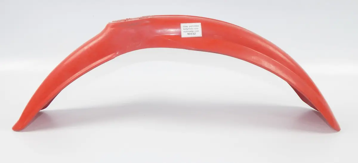 Honda 61100-Ks6-0000 1991 Cr500 Cr250 Red Front Fender Mud Guard 1