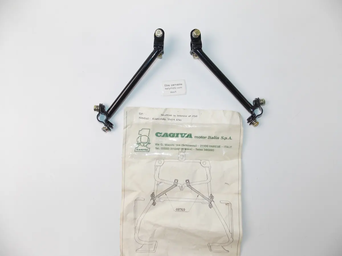 Nos Oem Cagiva Alazurra 350/650 Fairing Mounting Bracket Support Set 48769 1