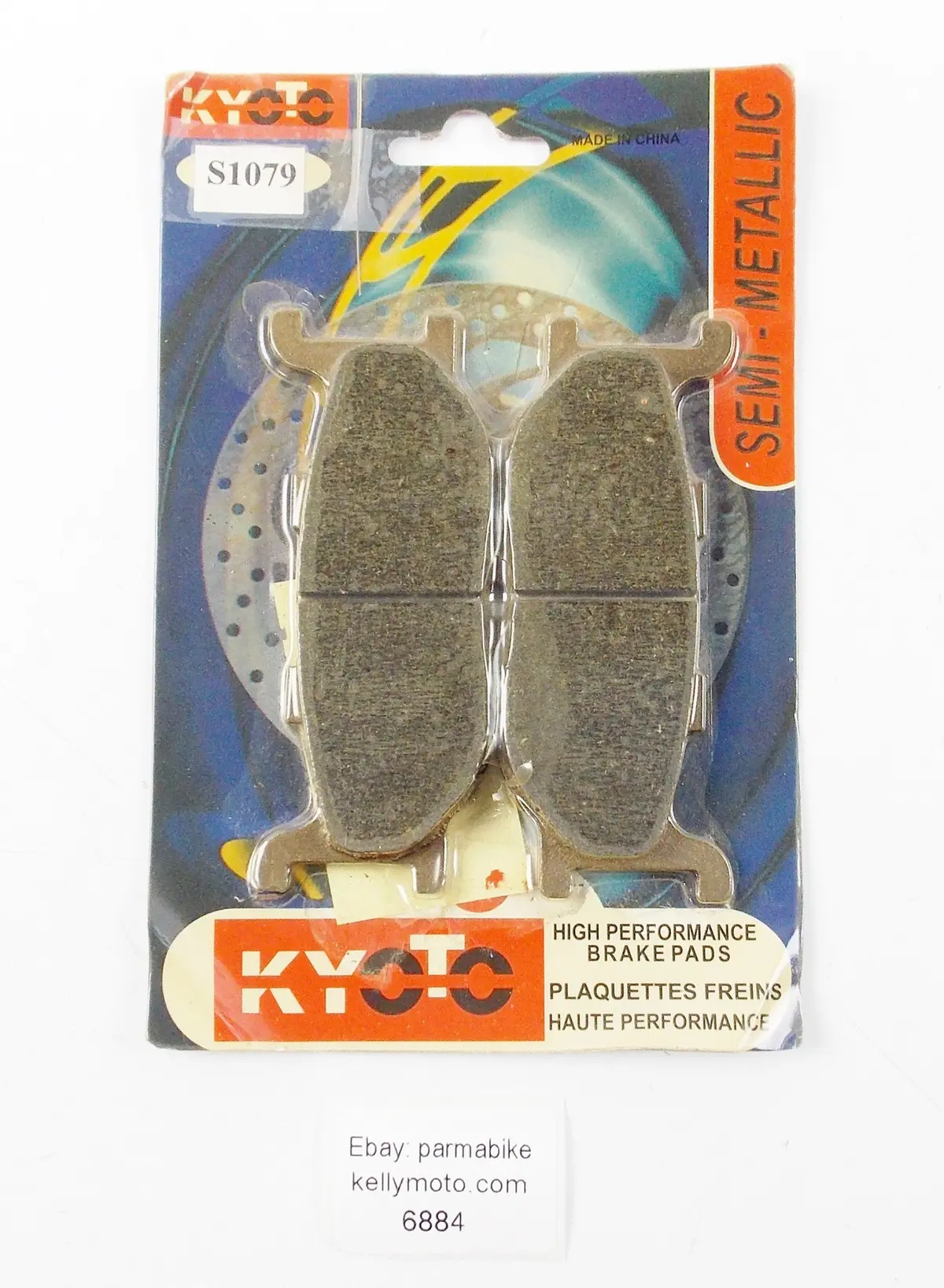 Kyoto Brake Pads Front Wheel Semi-Metalic Yamaha Xvs 650 1998-2007 S1079 1