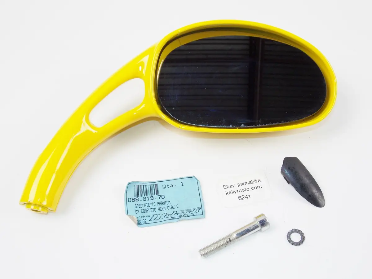 Nos Oem Malagutti Phantom Side Right Mirror Yellow 088.019.70 | 08801970 1