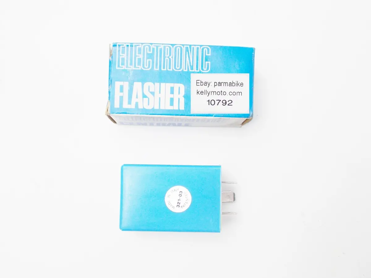 Nos Oem Icet Electronic Flasher Indicator Turn Signal Relay 321-03 1