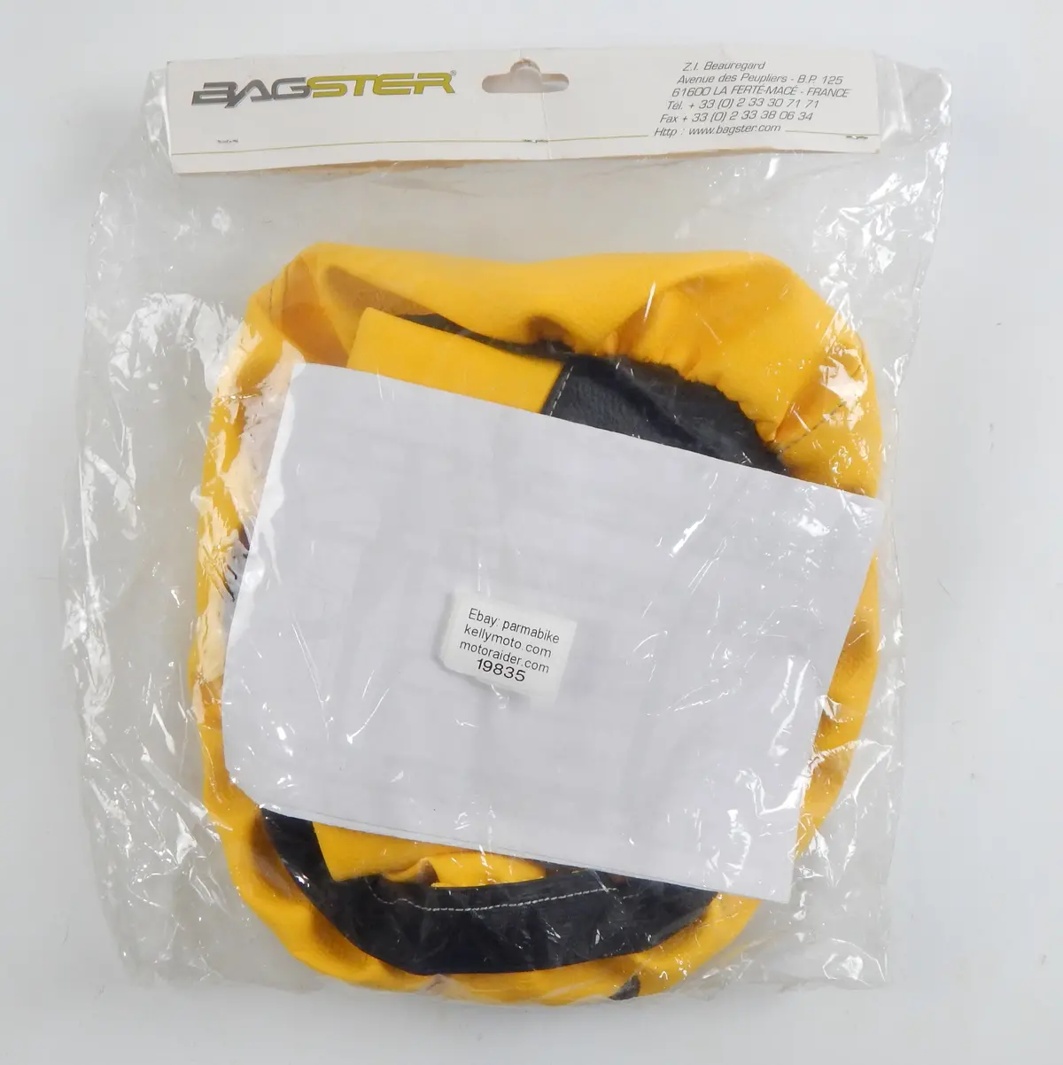Bagster Ba03c002106f Saddle Seat Cover Yellow/Black Suzuki 2001 Sv 650S 1