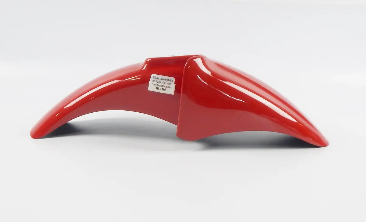 1990'S Suzuki Gs Front Fender Mud Guard Fiberglass Red Vintage 1