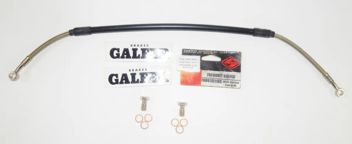 Galfer Rear Hydraulic Brake Hose 24 1/4" Honda 1992-93 Cr 125 Cr 250 Fk003d118r 1