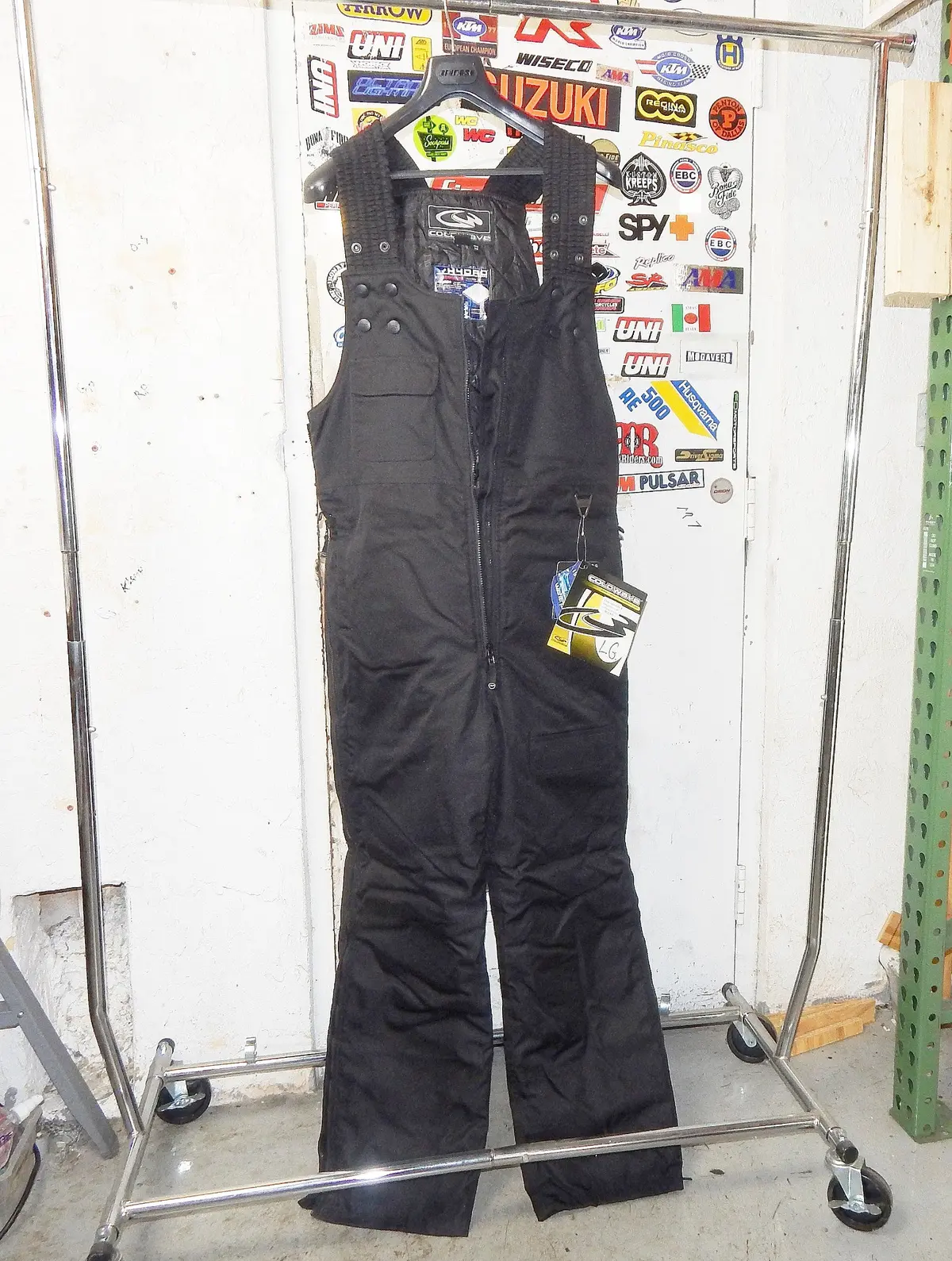 Coldwave Snowwear Black Men Size Large Snowsuit Overall Snowmobile Atv Snowboard 1