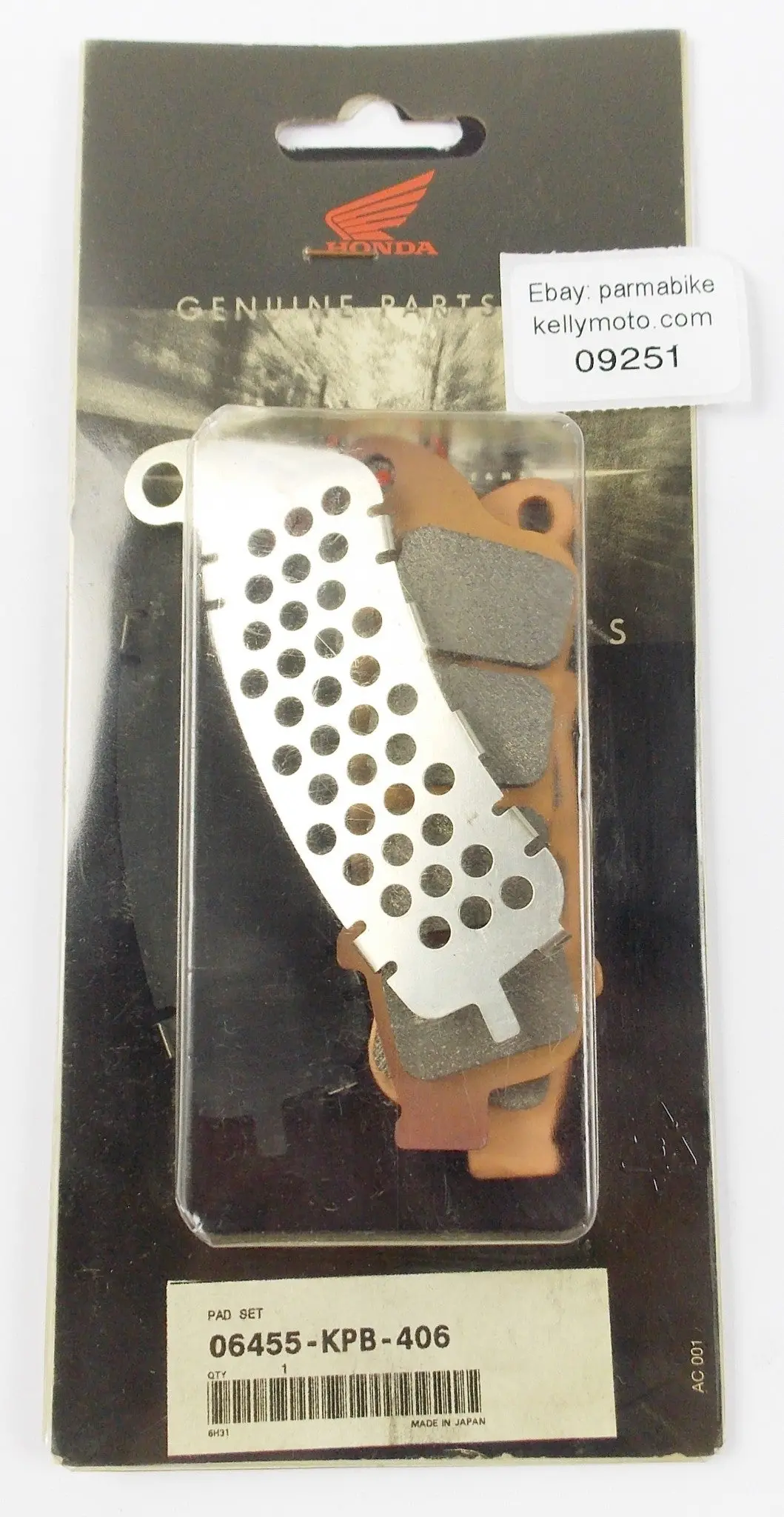 Nos Oem Honda Fes 125/150 Phanteon Front Brake Pads Set 06455-Kpb-406 1
