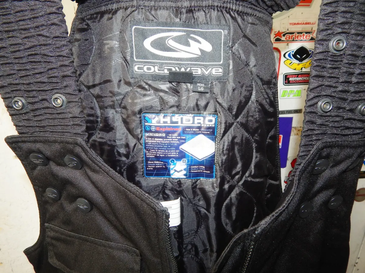 Coldwave Snowwear Black Men Size Large Snowsuit Overall Snowmobile Atv Snowboard 2