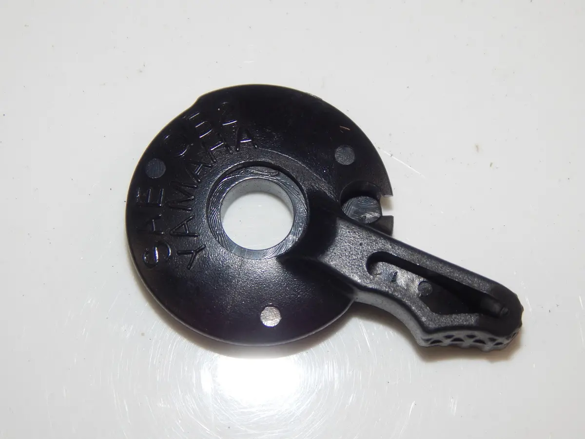 Nos Yamaha Motorcycle Moped Qb2 Sae Choke Control Lever Black Plastic Vintage 2