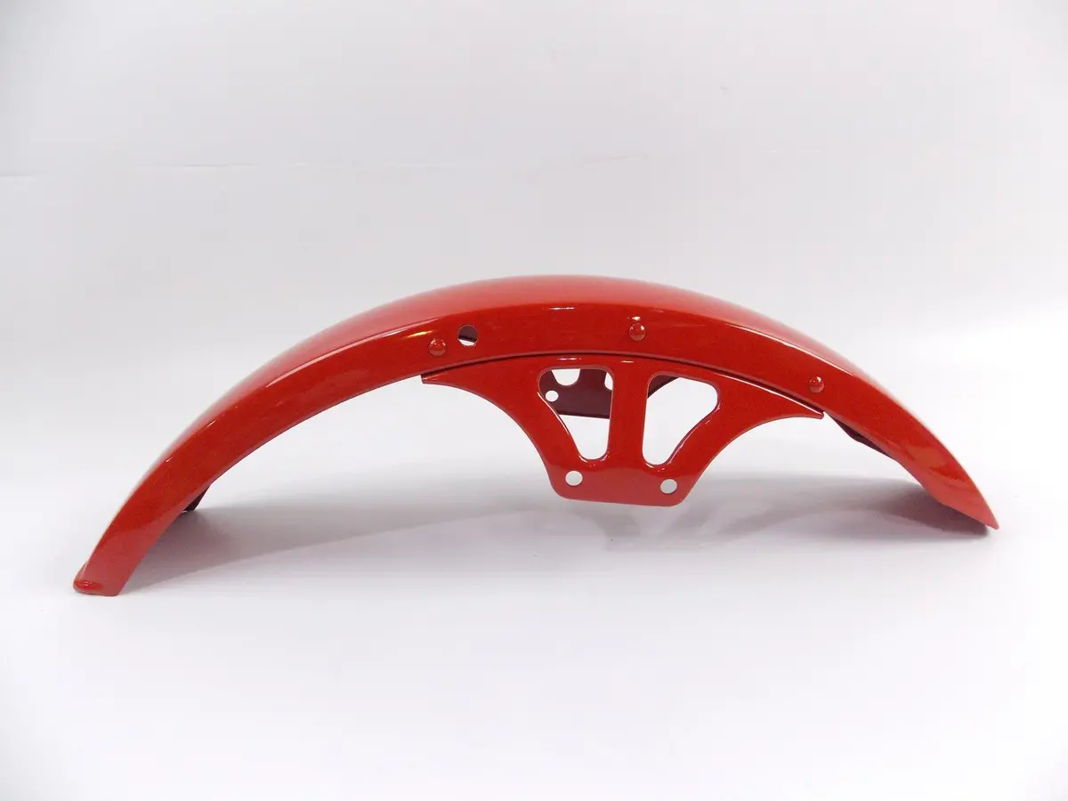 Nos Oem Cagiva Ala Azzurra 350 Red Front Fender Steel Mud Guard 800L42426 2