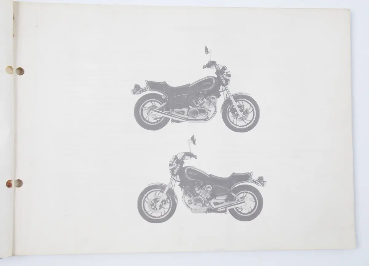 Yamaha 1981 Xv750se (5G5) Parts Catalog Manual Book 115G5-300E1 English 2