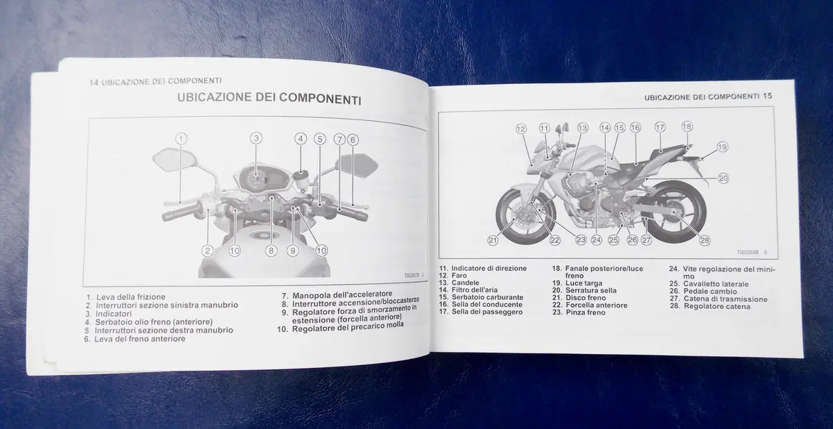 Kawasaki Z750 / Z750abs Owner User Manual Book Italian Dutch Spanish 2