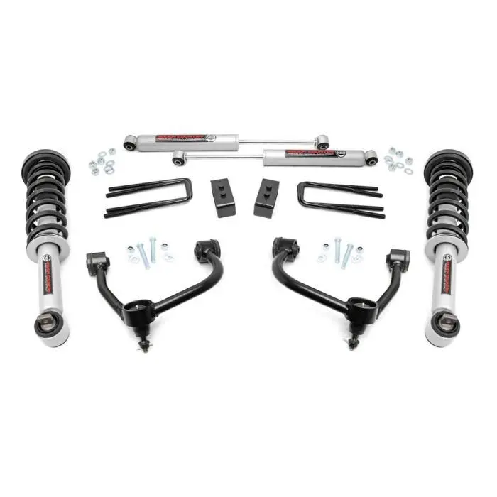 Rough Country Ford 14-20 F150 3'' N3 Lift Kit W/ Upper Control Arms & Loaded Struts Pn: 54531 (Hp3) 1