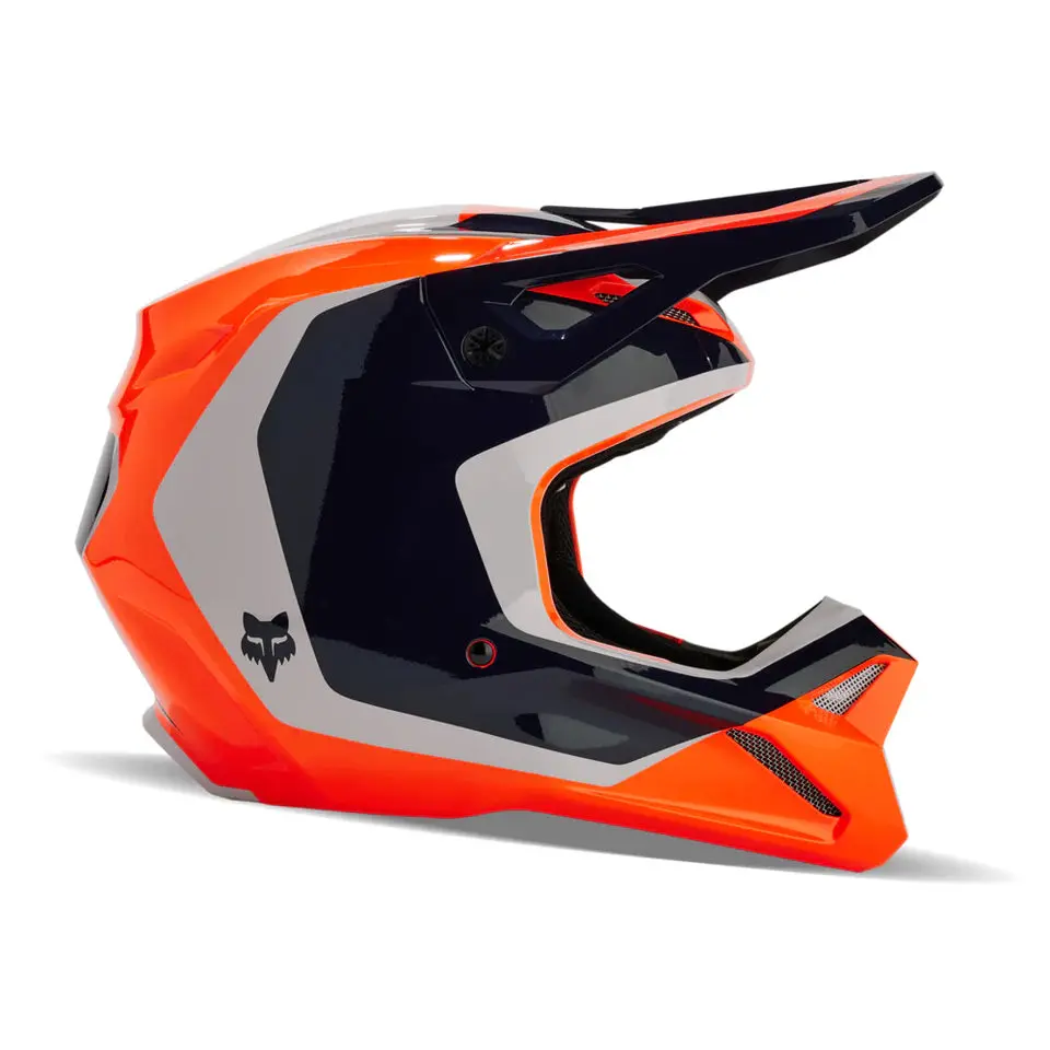 Fox V1 Nitro Helmet — Fluorescent Orange | Motovile Kuwait 1