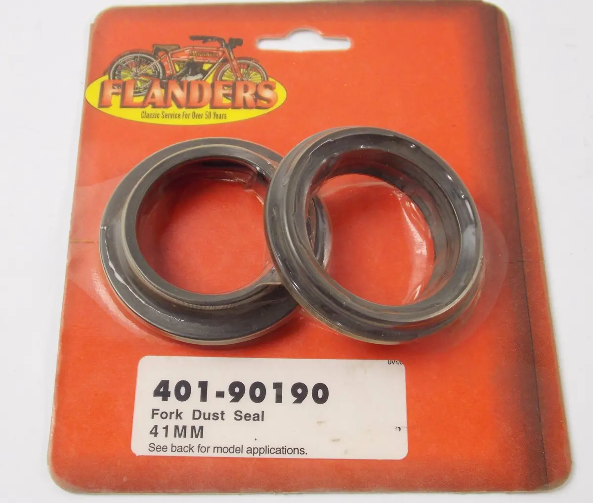 Flanders Fork Dust Seals Yamaha 1989-90 Yz 125 Kawasaki 1990 Kx 125 401-90190 1
