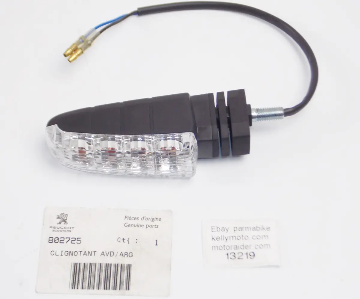 Oem Peugeot Turn Signal Light Blinker Flasher Clear Lens Right Left 802725 1