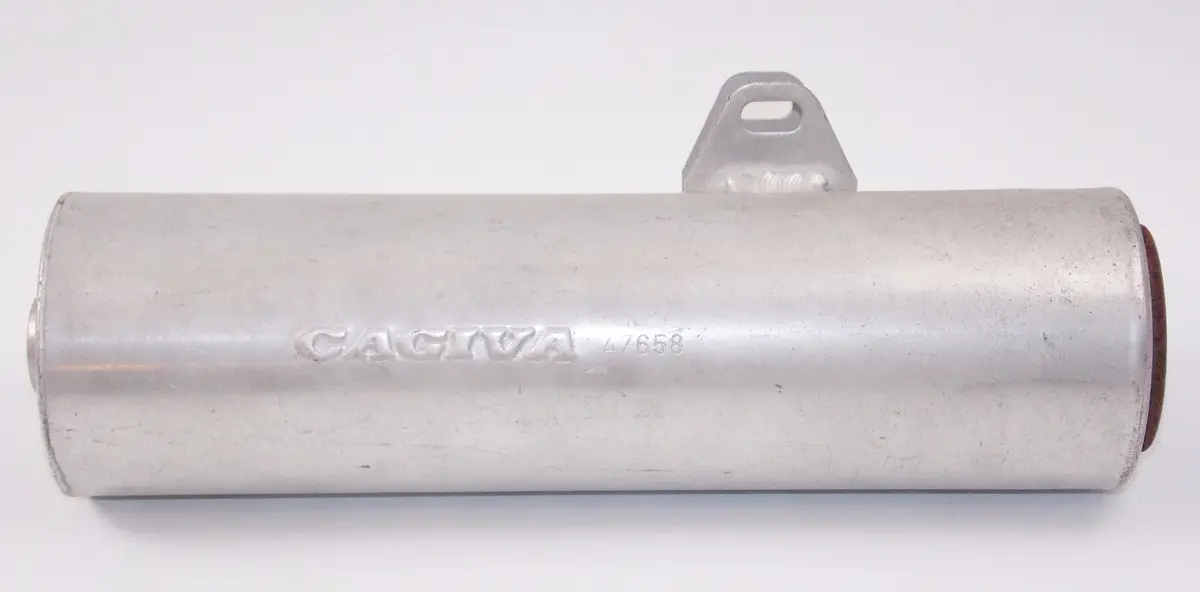 Nos Oem Cagiva Exhaust Silencer Pipe Aluminum 47658 1