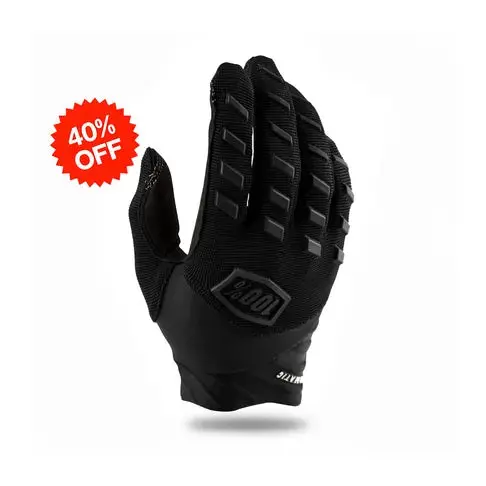 100% Airmatic Motocross Gloves – Black | Off-Road & Mx Gloves Kuwait 1