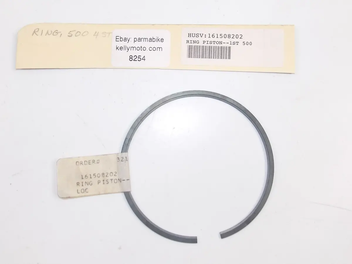 Nos Oem 1986 Husqvarna Tc 500 Piston Ring 4-Stroke 1St Over Cylinder 161508202 1