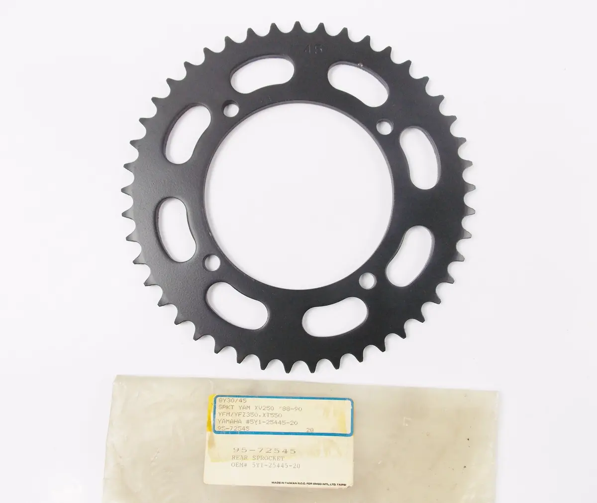 Emgo Rear Sprocket 45 T Yamaha 1988-1990 Xv250 95-72545 | 8Y30/45 1
