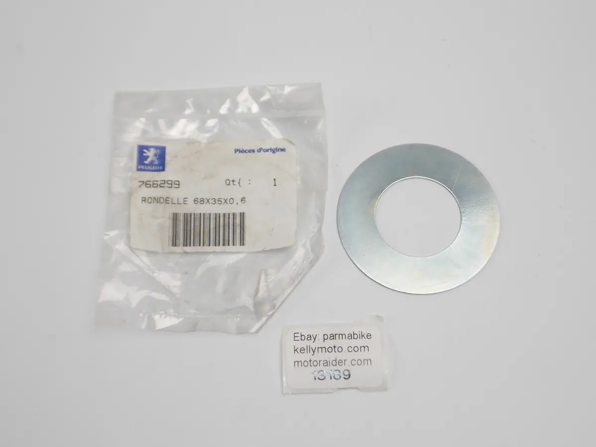 Oem Peugeot Sat 125/250 Geopolis 250 Plain Washer 68X35x0.6 | 766299 Front Fork 1