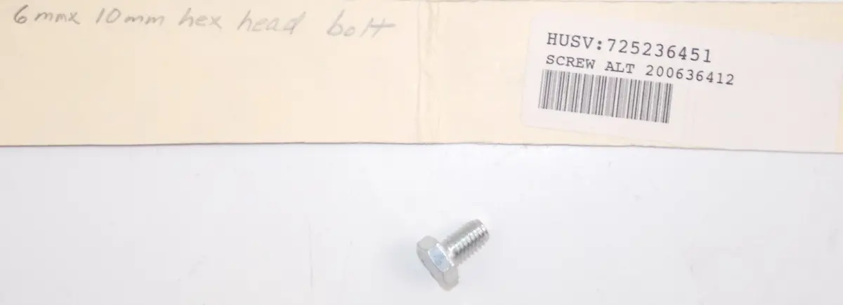 Oem Husqvarna 1980-04 165R String Trimmer Brush Cutter Screw M6s 6X10 725236451 1