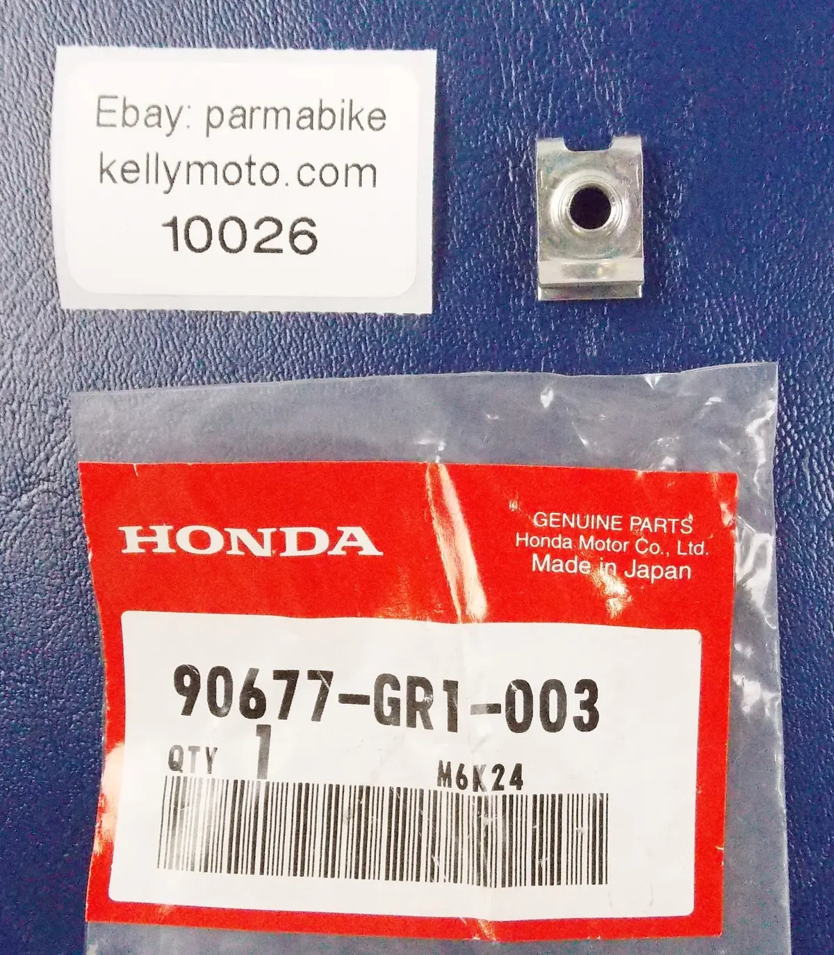 Nos Oem Honda Se/Pc/Lx/Sa/Nss/Vfr/Nps Nut Clip 5Mm 90677-Gr1-003 1