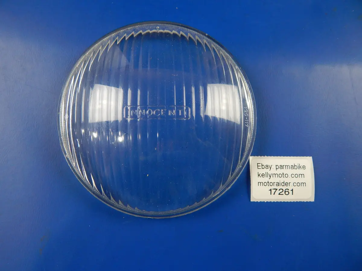 Innocenti 120-117 Glass Headlight D=120Mm Lambretta Scooter Vintage 1