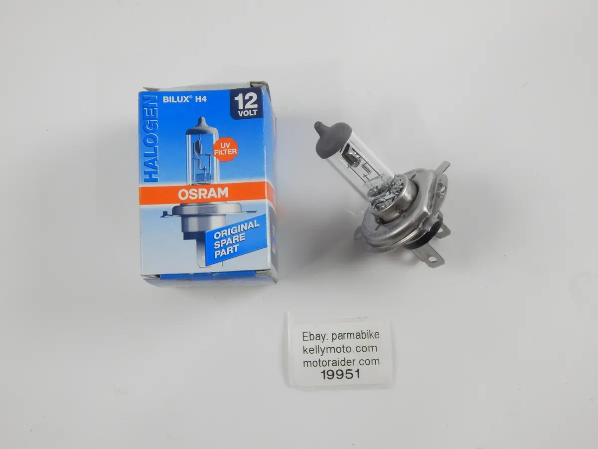 Osram Bilux H4 64193 Halogen Headlight Bulb 12 Volt 60/55W P43t Car Amotorcycle 1