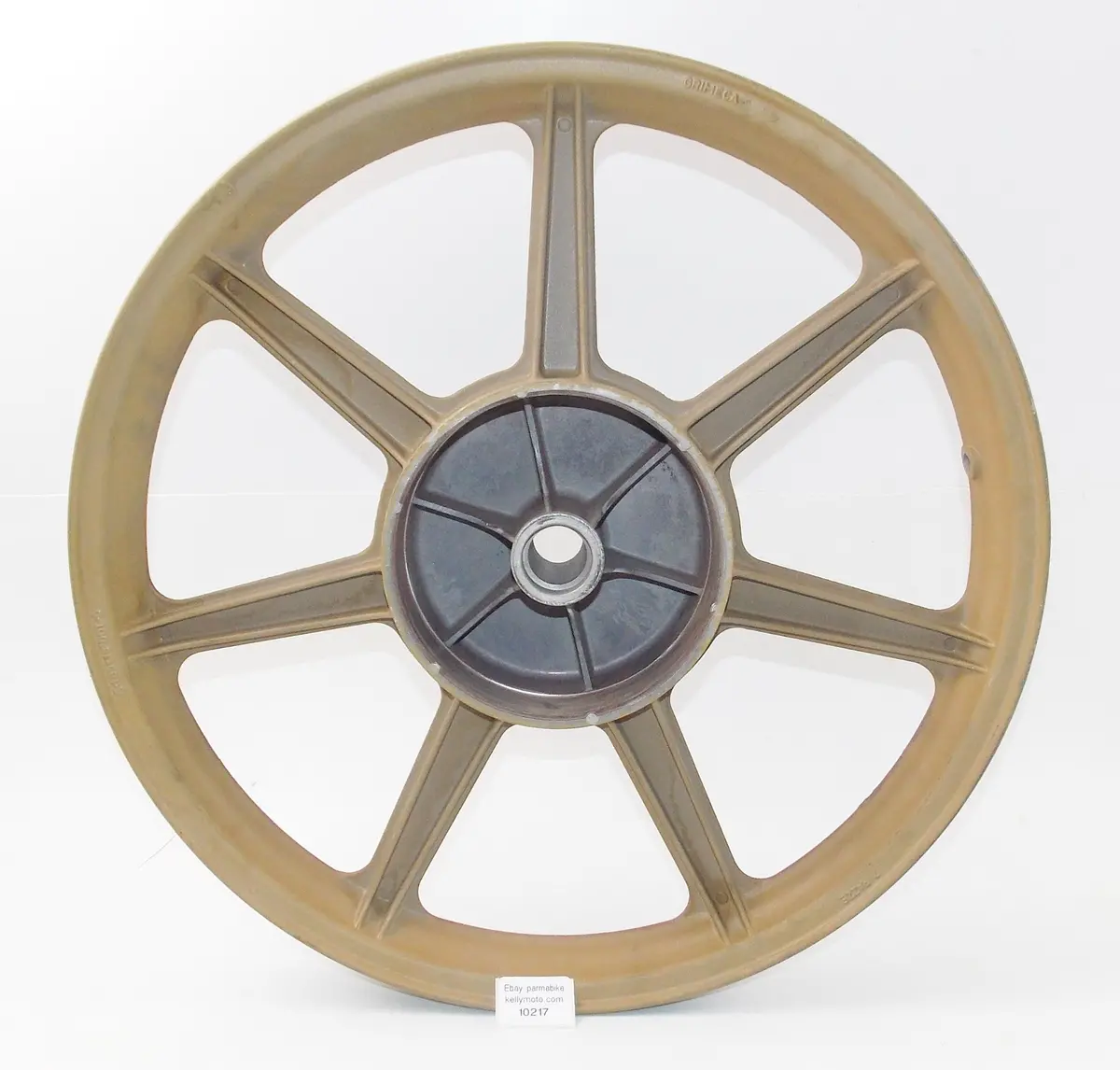 Grimeca 7 Razze Rear Wheel Rim Dot-D Golden 7 Spokes 1.85 X 18" Laverda Cagiva 1
