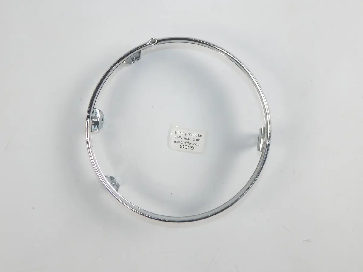 Oem Kawasaki Headlight Rim Bezel Chrome 001-1834 Stanley Vintage Motorcycle 1