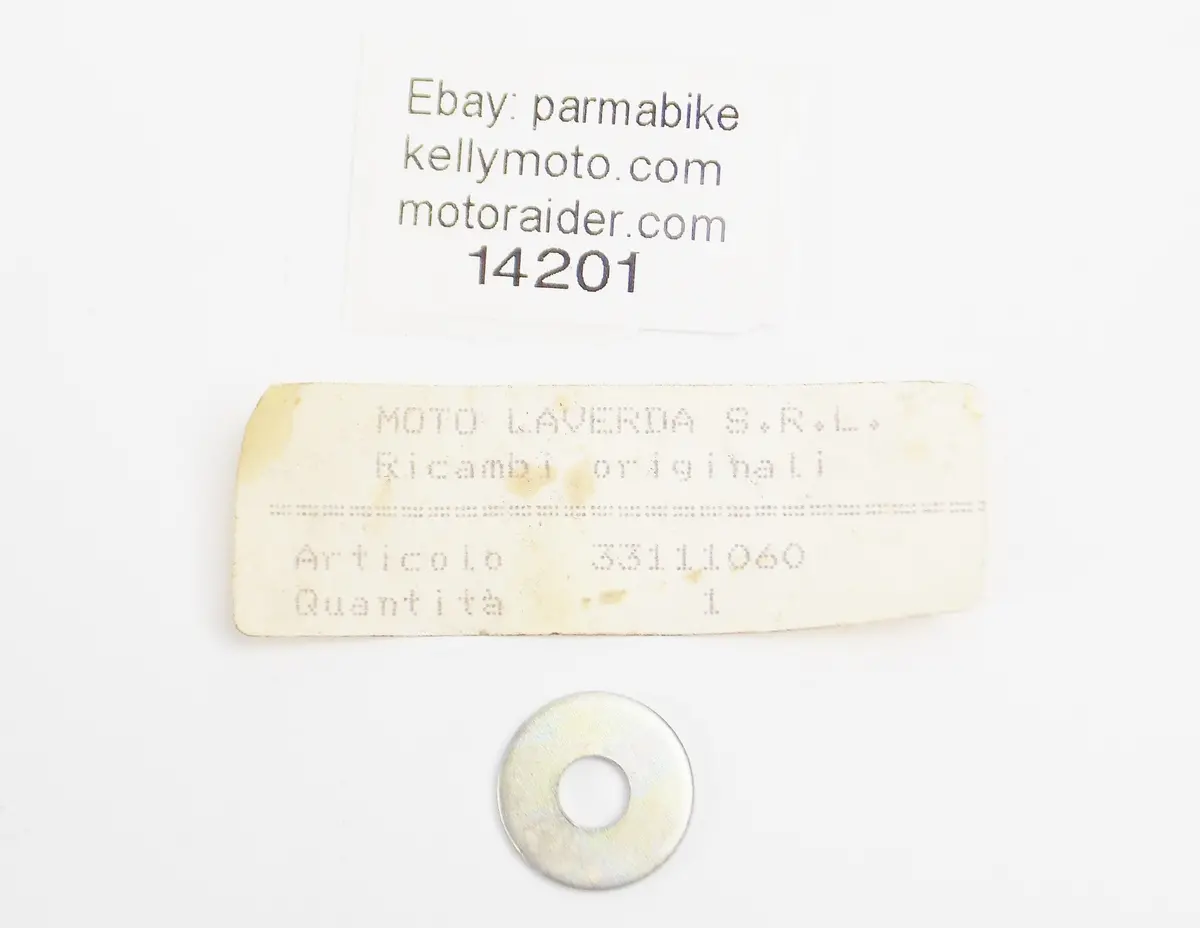 Oem Laverda Lz 125 175 Rear Tool Box Washer Plate 33111060 | 33 111 060 1