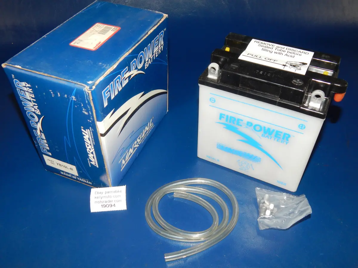 Fire Power Motorcycles Battery Yb10l-B Snowmobile Quad Moped Atv 1
