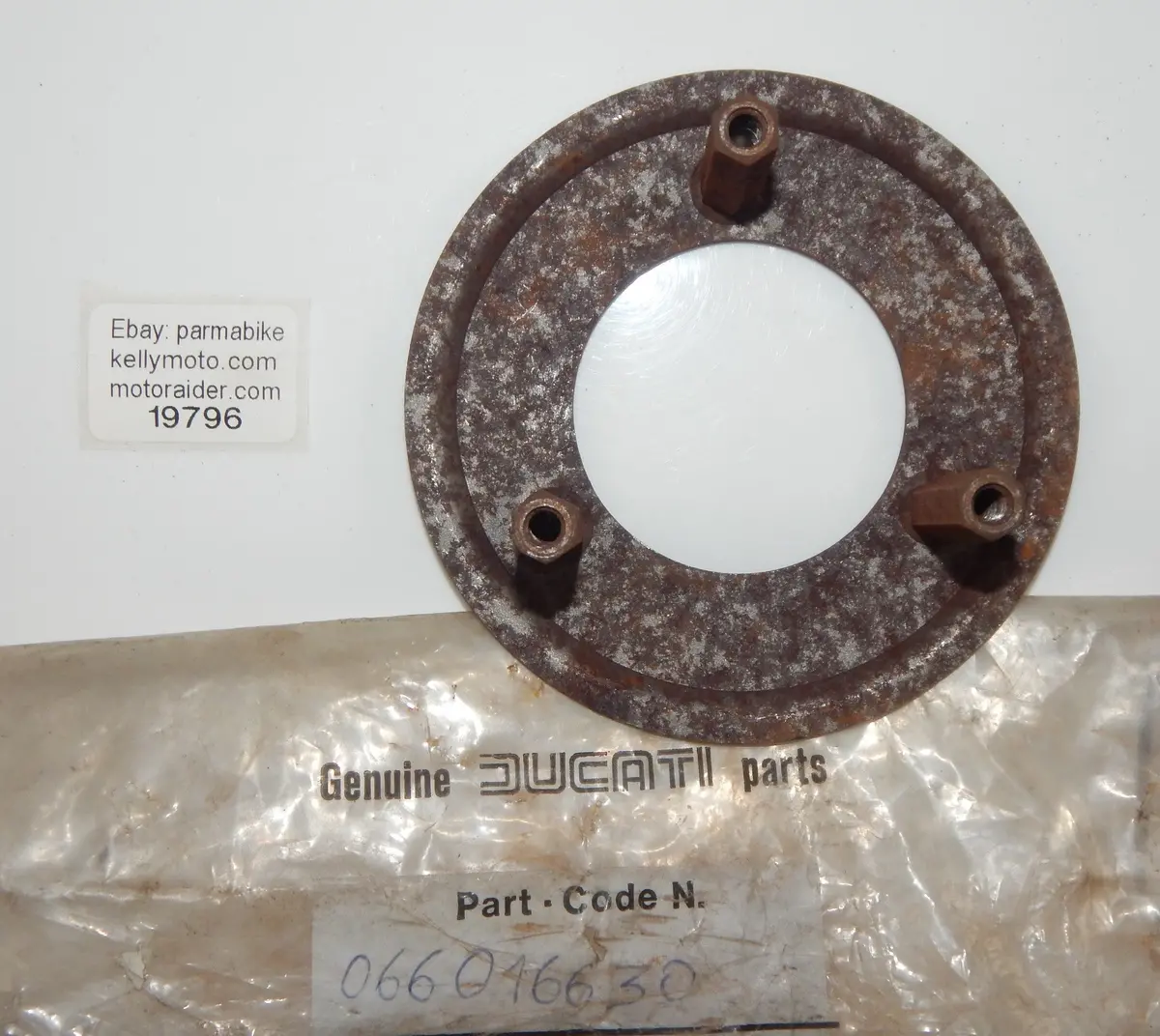 Oem Ducati Cagiva 1984 Alazurra 350 Motor Clutch Preassure Plate 066016630 Italy 1