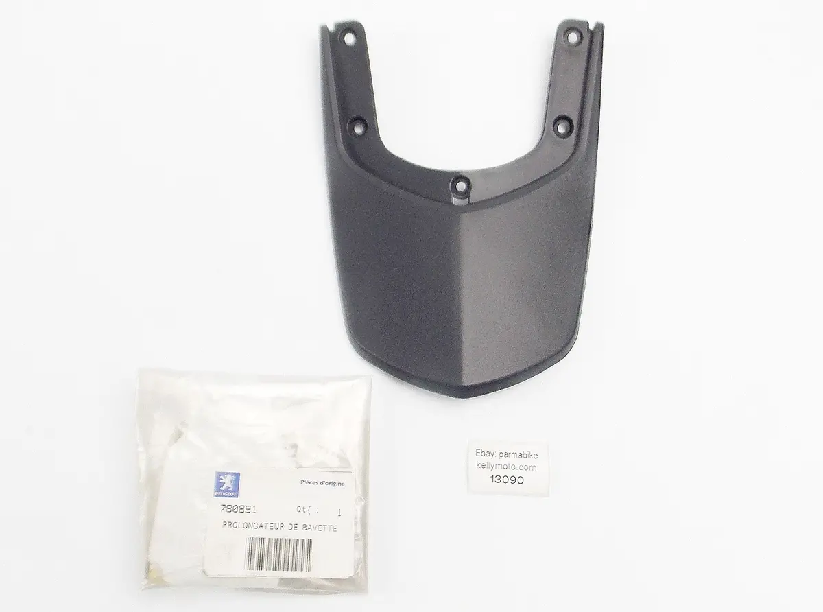 Oem Peugeot 2016 Tweet 50/2018 Tweet 125 Pro Mudguard Extension Mudflap # 780891 1