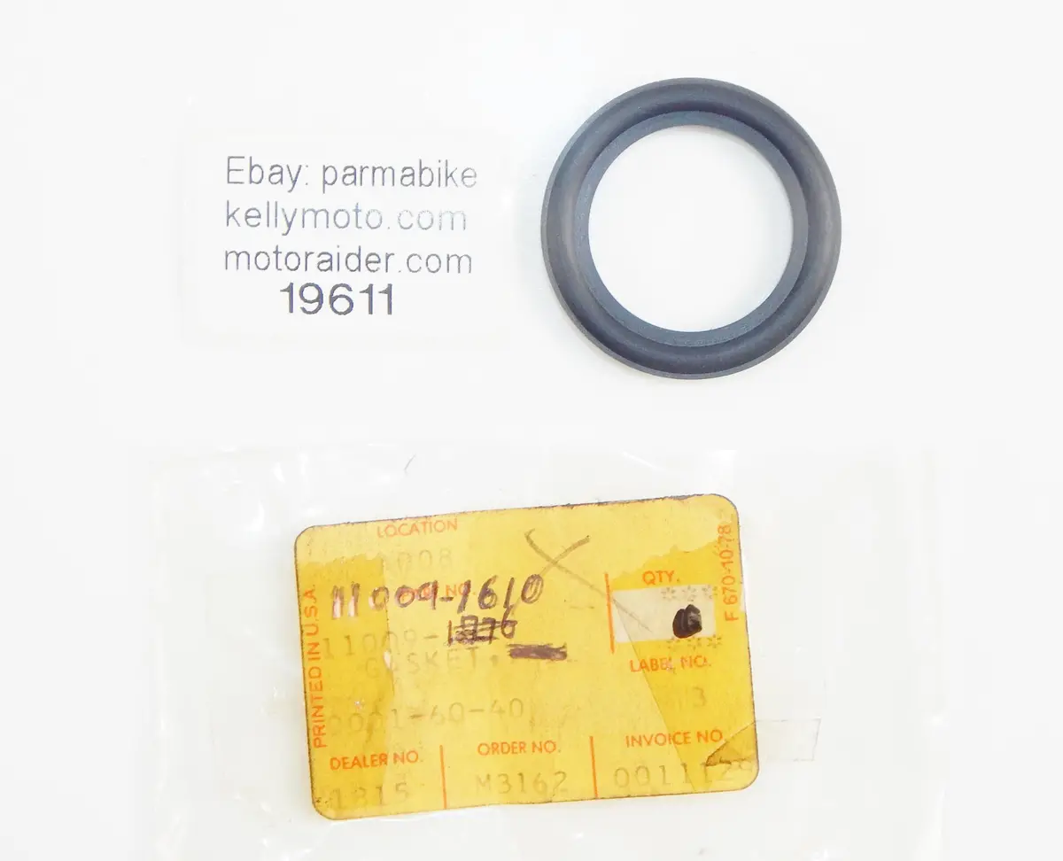 Oem Kawasaki 1987-88 Ninja 750R Zx750 Cylinder Head Spark Plug Gasket 11009-1610 1