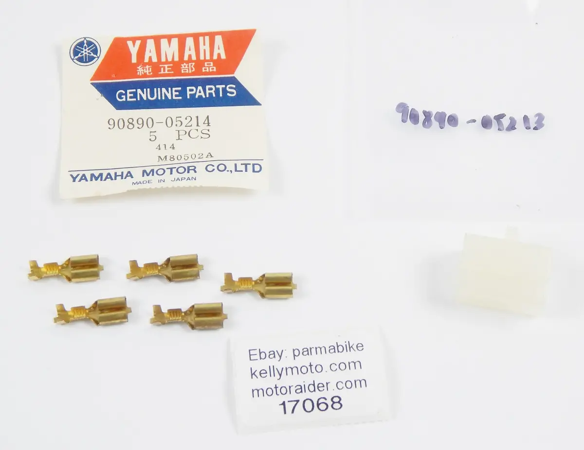 Oem Yamaha 1985 70Etlk Outboard Motor Female Insert Socket (5) + Socket 1