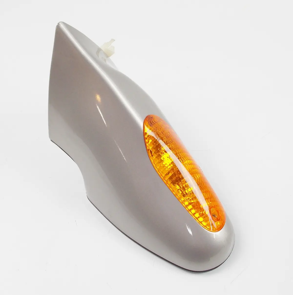 Nos Oem Malaguti 125 R180 Left Rear View Mirror Indicator Metalix Silver 088.026 2