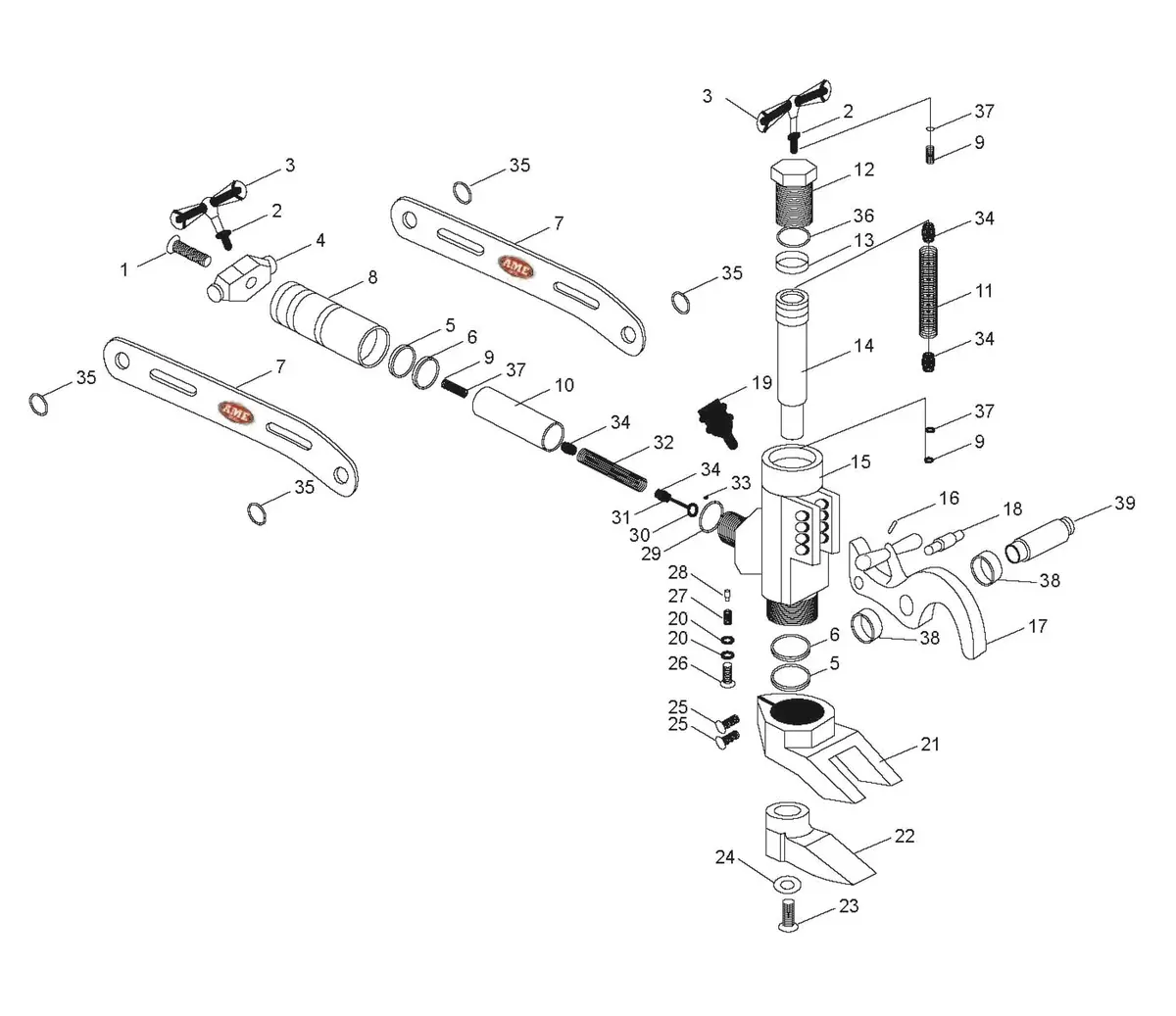 Ame Bead Breaker Part - Spring (11075-032) 1