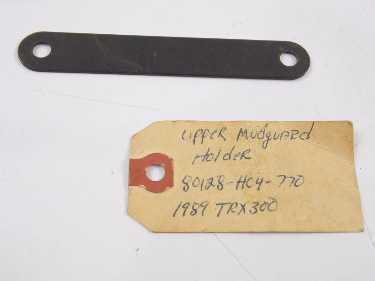'89 Honda Trx300 Splash Guard Holder Bracket Mount Atv Rear Fender 80128-Hc4-770 1