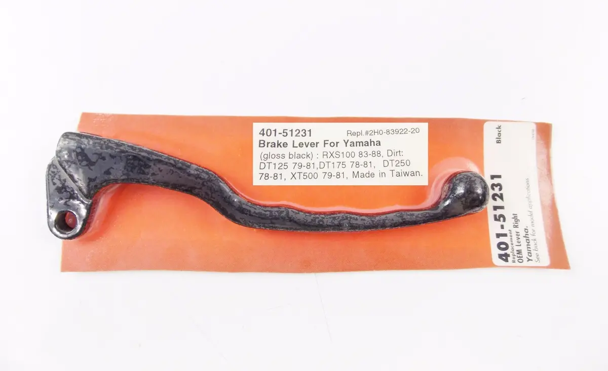 Flanders Brake Lever Yamaha 83-88 Rxs100 | 79-81 Dt125 401-51231 1