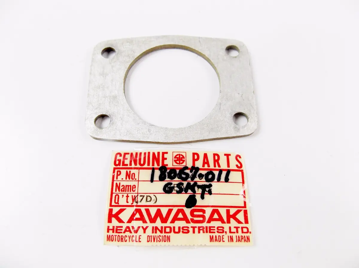 Nos Oem Kawasaki 1968-1970 F4 Sidewinder Exhaust Pipe Holder Gasket 18067-011 1