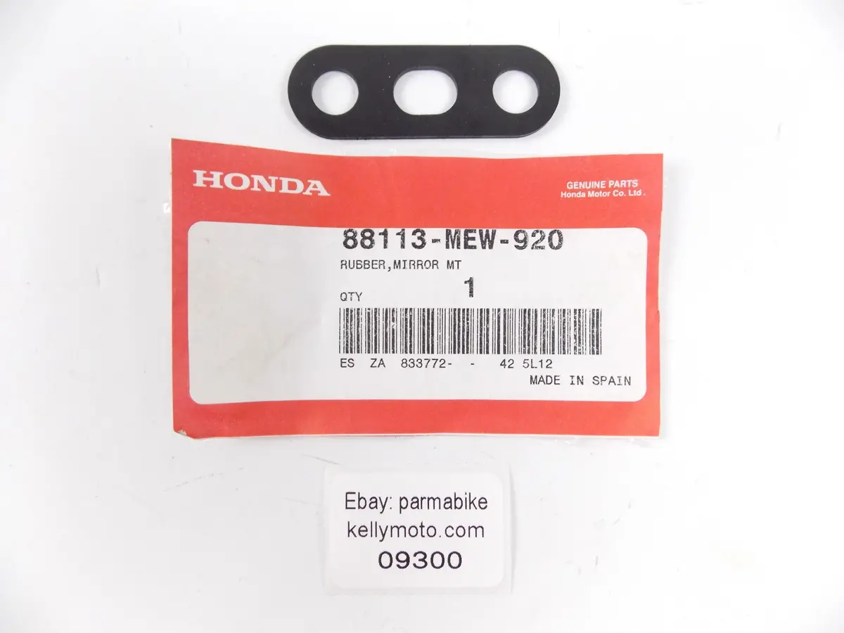 Nos Oem Honda 2010-2011 Nt700 Rubber Mirror Mounting 88113-Mew-920 1