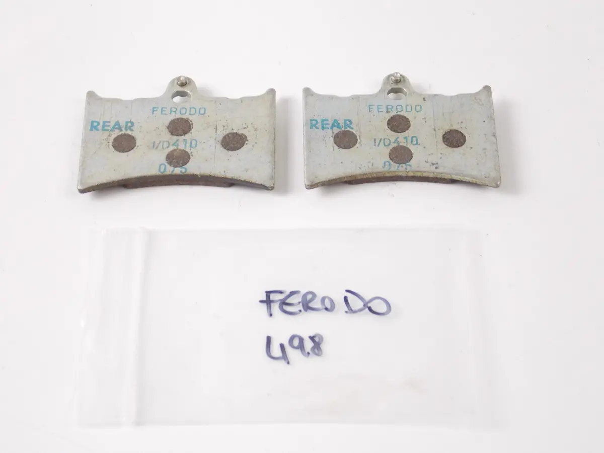 Ferodo 498 Rear Wheel Brake Pads Ktm 1993-1996 550 Mxc 1