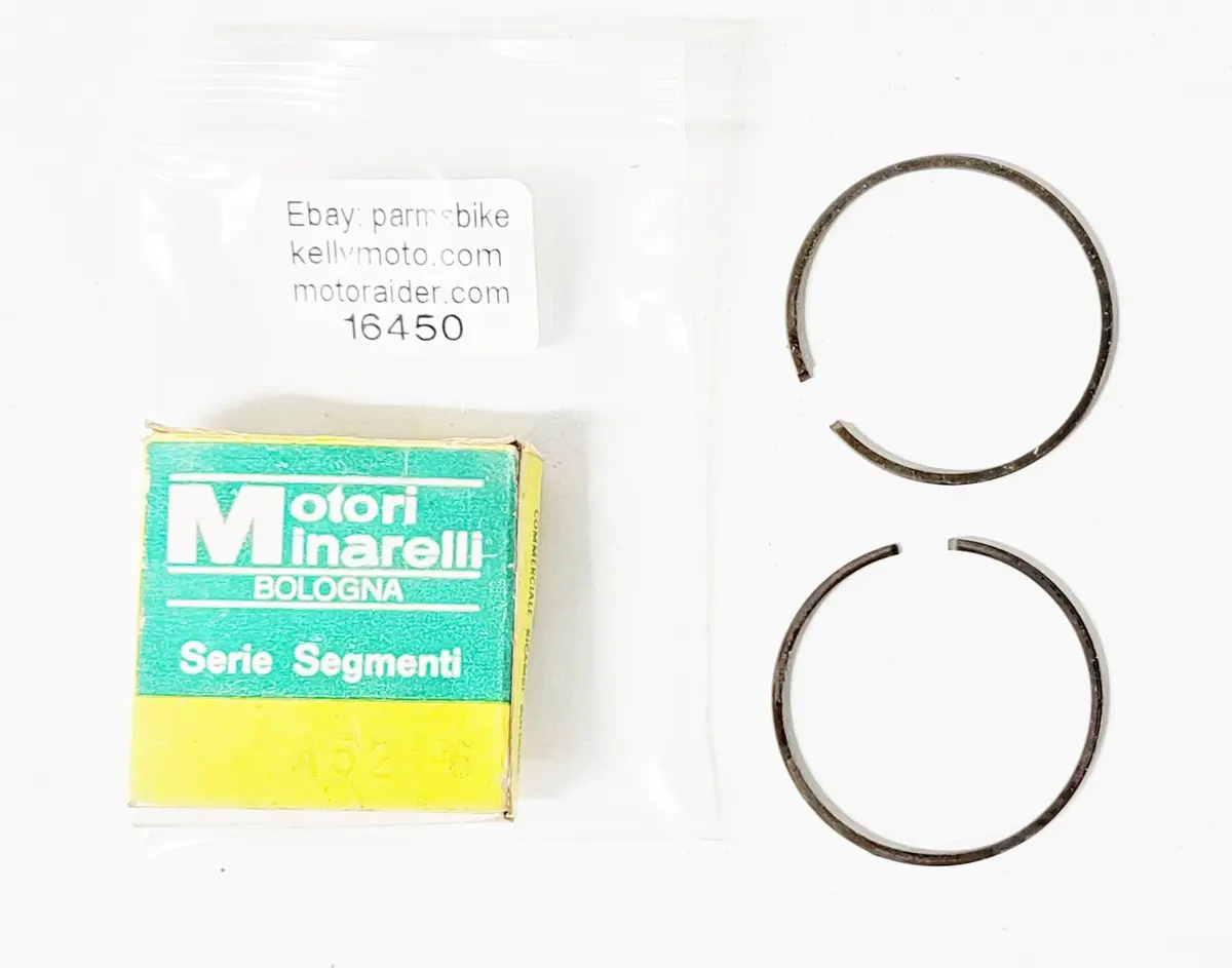Vintage Minarelli Motor Engine A52-6 Piston Ring Set 44.30 Mm Italy 1
